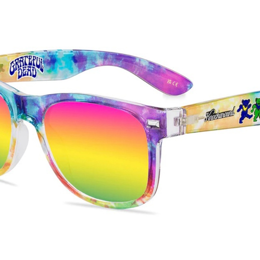 Grateful Dead Tie-Dye Sunglasses Fort Knocks OS Brand New (Case included)